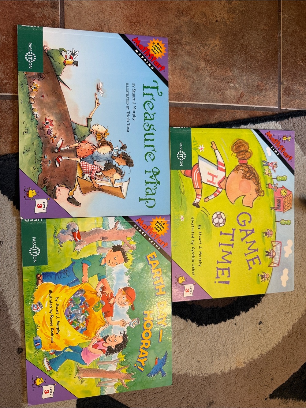 Mathstart Kids Books - Set of 3 books level 3